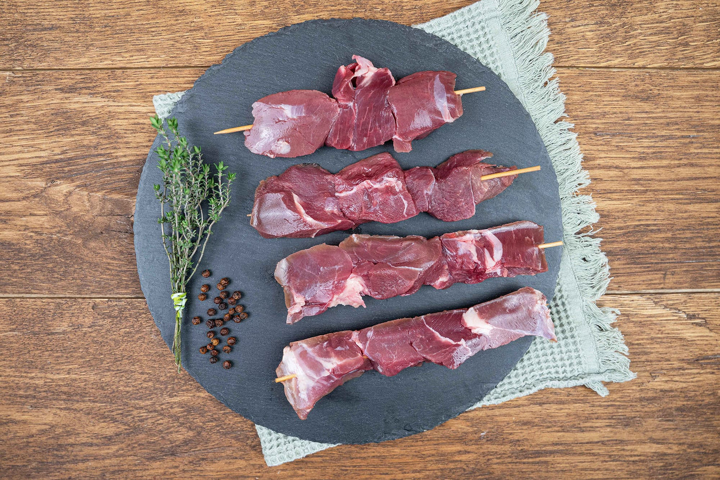 Wildschwein-Frischling Spieße