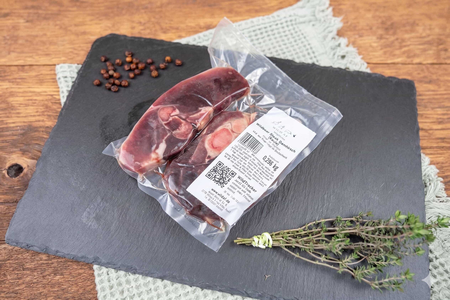 Wildbone Steak vom Damhirsch