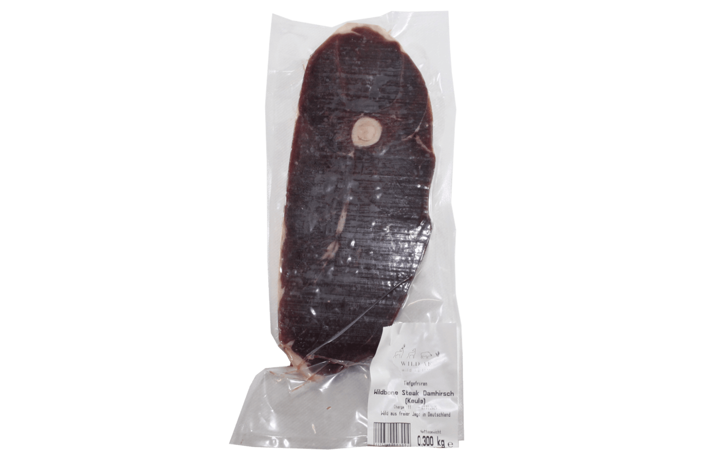 Wildbone Steak vom Damhirsch