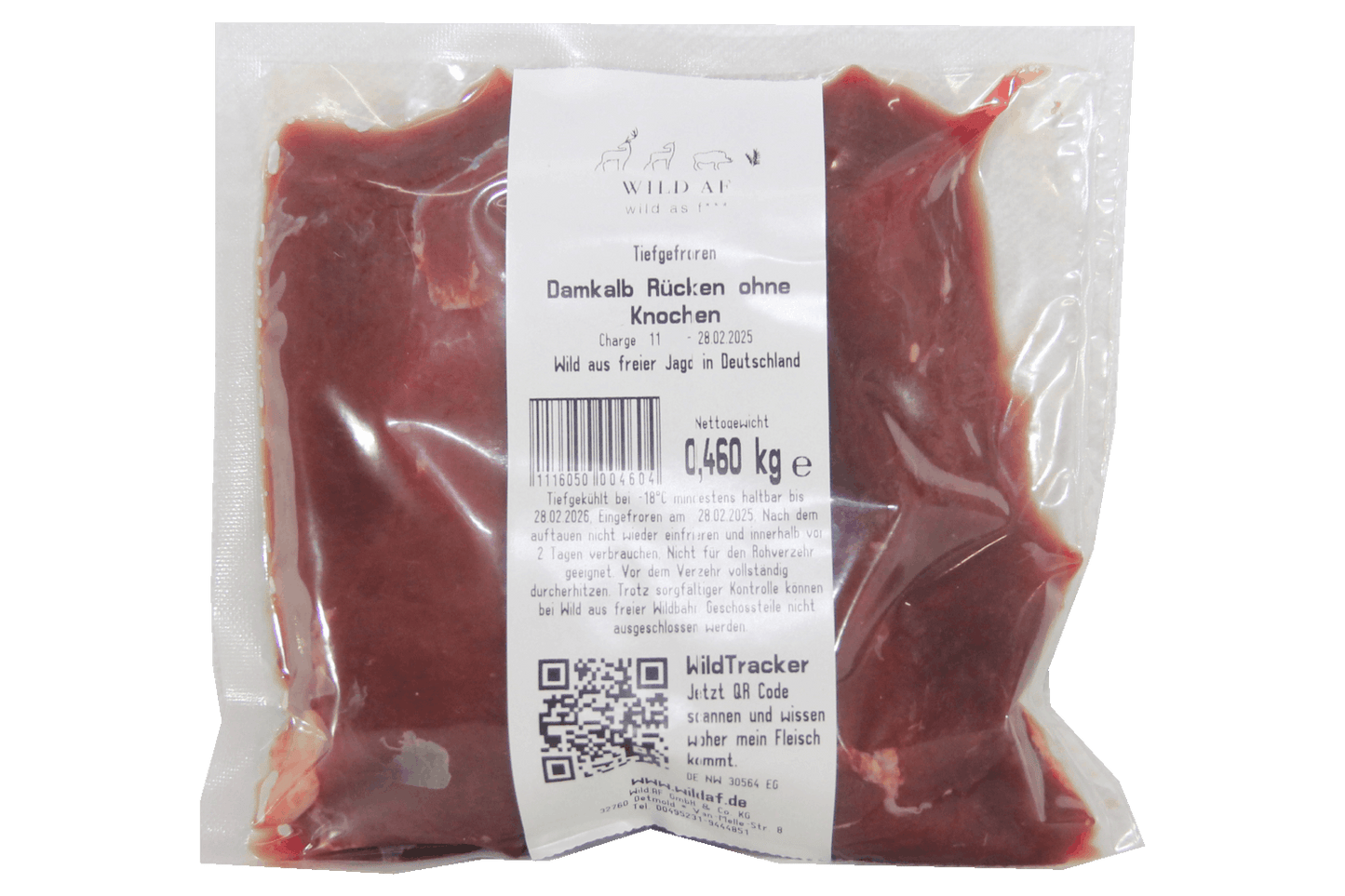 Kalbs Rücken vom Damhirsch