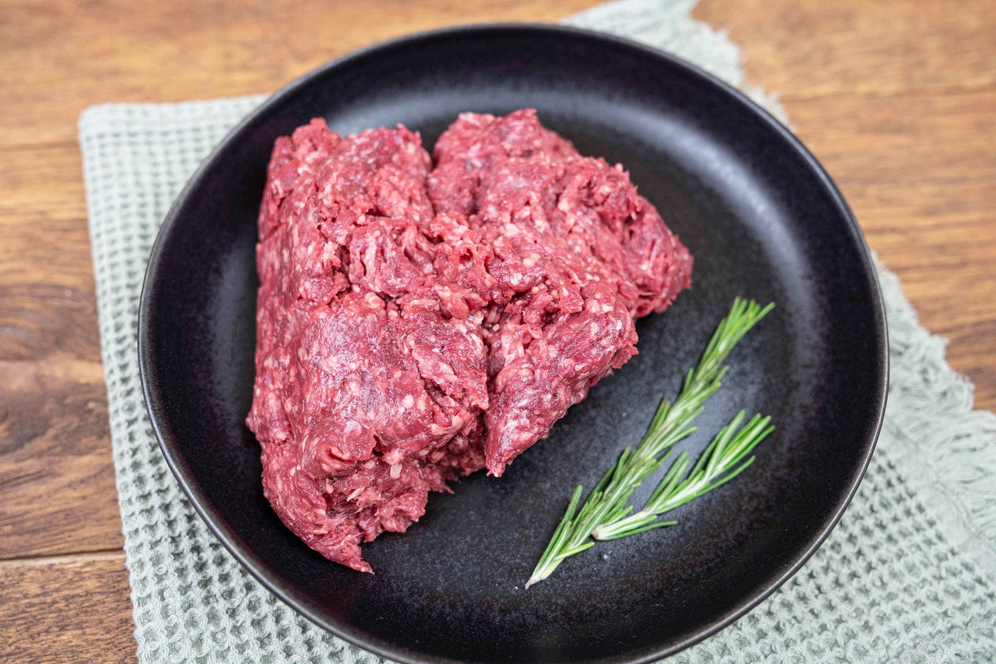 Rothirsch Hackfleisch