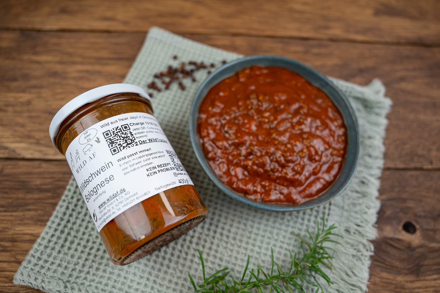 Wildschwein Bolognese