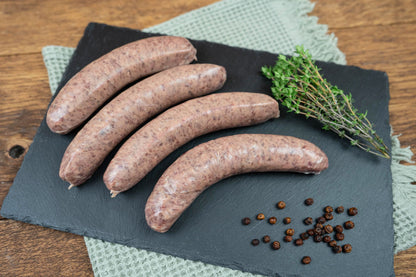 Klassische Wild Bratwurst
