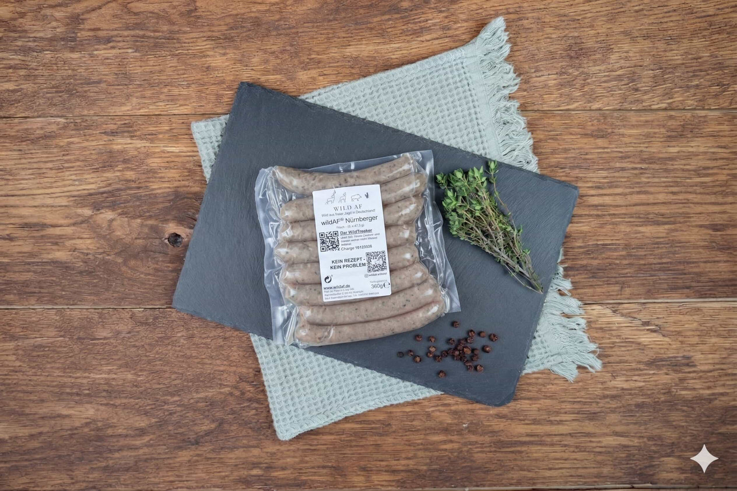 Wild Nürnberger Art (8*47,5g) - Bratwurst